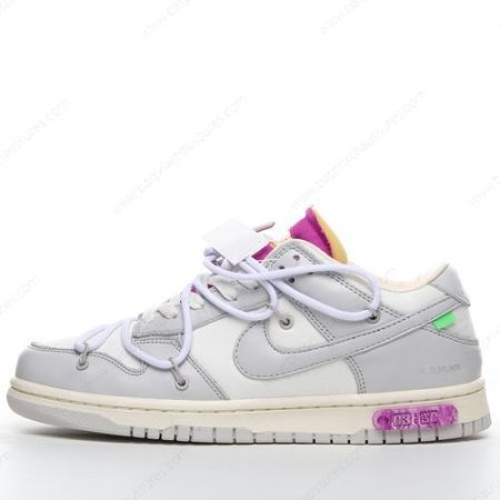 Chaussure Nike Dunk Low x Off-White ‘Gris Blanc’ DM1602-118