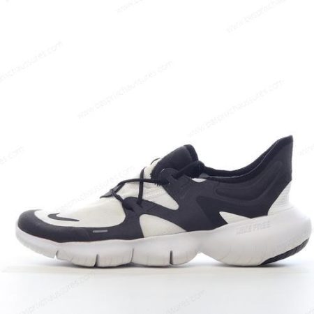 Chaussure Nike Free RN 5 ‘Blanc Noir’ AQ1289-102