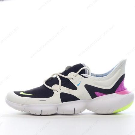 Chaussure Nike Free RN 5 ‘Blanc Noir Pourpre Bleu’