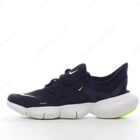 Chaussure Nike Free RN 5 ‘Noir Blanc’ AQ1316-003