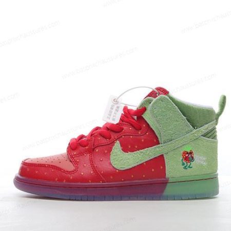 Chaussure Nike SB Dunk High ‘Vert Rouge’ CW7093-600